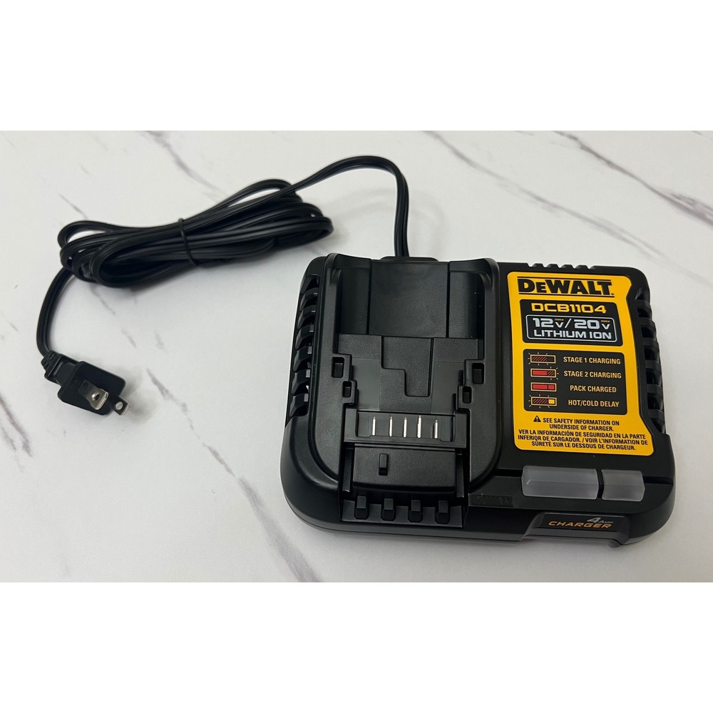 DEWALT DCB1104 12V 20V Max Lithium‎ Ion 4 Amp Battery Charger OPEN BOX